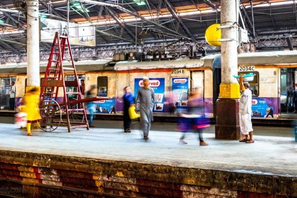 Victoria Station Bombay Platform