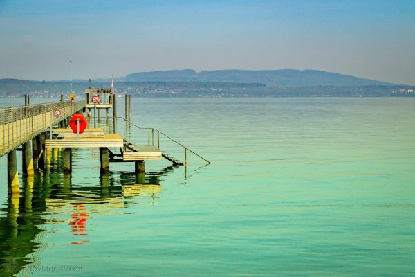 Swimming by the lake