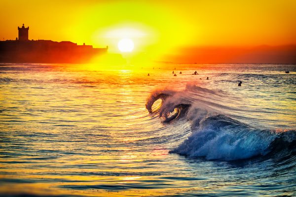 Riding Golden Waves